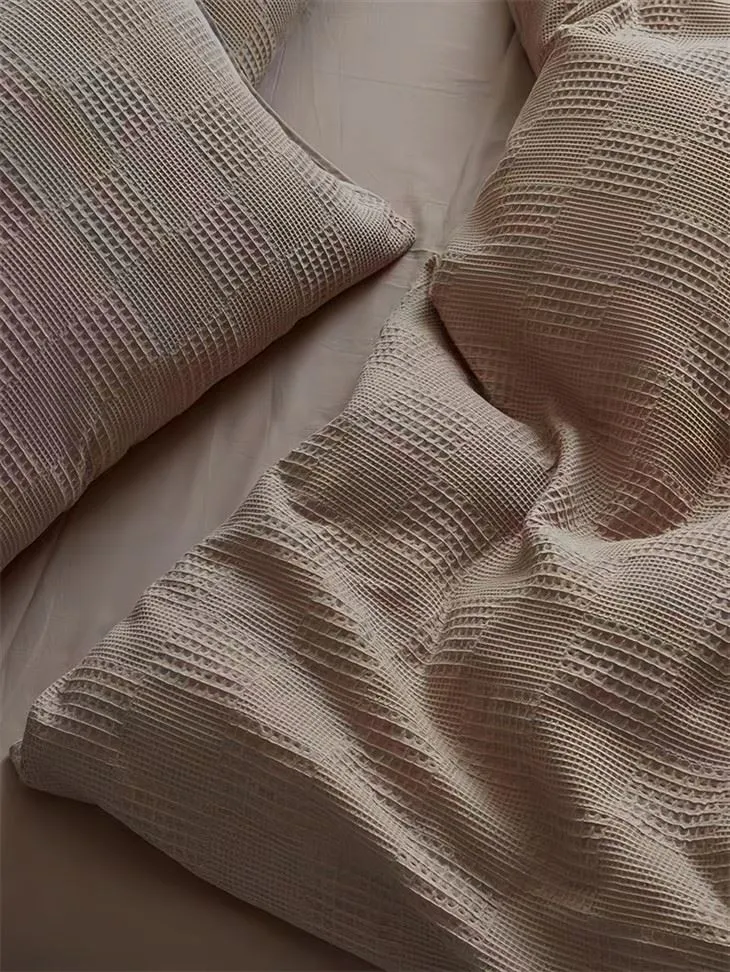 Waffle Fabric for Bedding factory